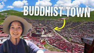 Unknown TIBETAN BUDDHIST Town in Western Sichuan China  S2 EP48