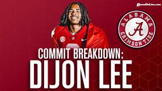 BREAKING  Five-star cornerback Dijon Lee commits to Alabama  CFB SEC