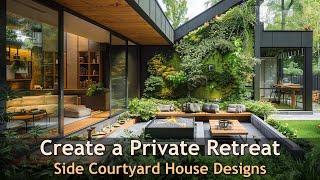 Transform Your Home Stunning Side Courtyard House Design Ideas