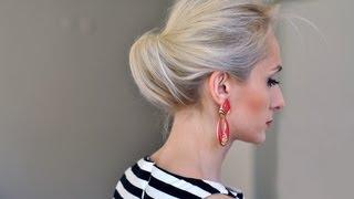 1 Dakikada Topuz Yapımı easy hair bun in 1 minute