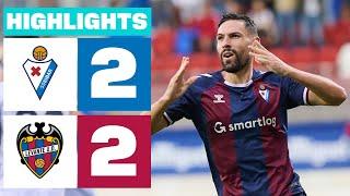 SD EIBAR 2 - 2 LEVANTE UD  HIGHLIGHTS LALIGA HYPERMOTION