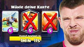 Nur TEURE KARTEN WÄHLEN in der 3x Auswahl Challenge... Eskalation  Clash Royale Deutsch