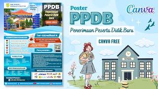 Cara Membuat Poster PPDB di Canva  2023-2024