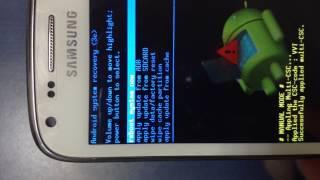 How to enter download mode and hard reset Samsung i8262