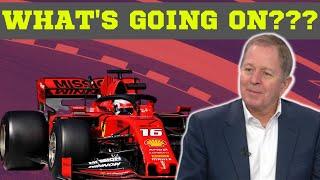 Martin Brundle on the reliability issues with Ferrari jaw drop and eye roll time