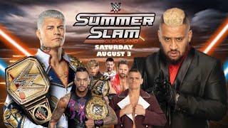 WWE SUMMERSLAM 2024 MATCH CARD PREDICTIONS