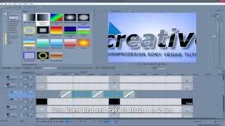 How to make Intro in Sony Vegas Pro Quick Elegant Intro non voice tutorial 