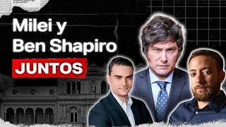  Histórico Milei y Shapiro juntos por primera vez  Agustín Laje