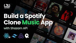 Build and Deploy a Better Spotify 2.0 Clone Music App with React 18 Tailwind Redux RapidAPI
