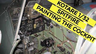 Kotare 132 Supermarine Spitfire Mk 1a - Painting the Cockpit