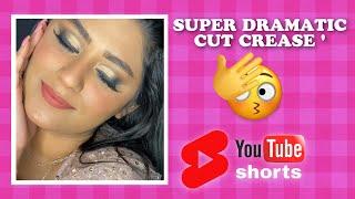 Queening With A dramatic Half Cut crease  Ria sehgal  #shorts