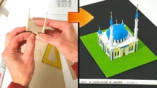 Макет мечети для диорамы Макет своими руками