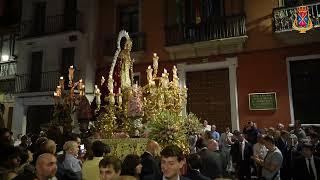 La Virgen de las Mercedes de la Puerta Real a los sones de La Gracia de María  #GloriasSevilla24