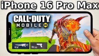 iPhone 16 Pro Max GAMEPLAY COD MOBILE