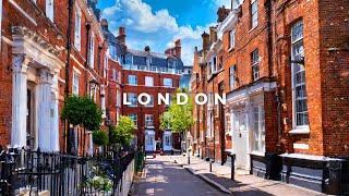 Most Expensive Streets of London  Kensington  London Walking Tour in 4K