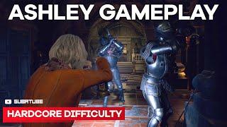 RESIDENT EVIL 4 Remake Playing as ASHLEY Gameplay Hardcore Difficulty