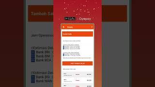 Cara tambah saldo Oyepay 3detik masuk