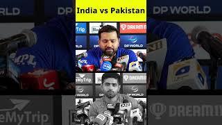 Rohit Sharma and Babar Azams reaction on Friendship Between India Pakistan Players #ytshorts