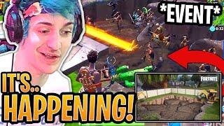 Ninja INVITES 99 Stream Snipers to *ACTIVATE* the New Dig Site Event - Fortnite Moments