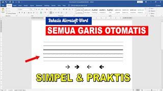 10 Tips dan Trik Membuat Garis Otomatis di Microsoft Word  Rahasia Ms Word