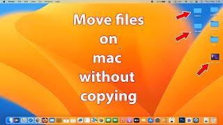 How to move files on mac from one folder to another