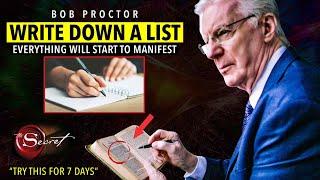 The Universe Will Give You EVERYTHING You Write Down - Bob Proctor This Is So Powerful