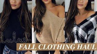 FALL CLOTHING HAUL LULUS EDITION  Stephanie Ledda