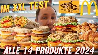 McDonalds Frühstücks-Vielfalt 2024 alle 14 Produkte im XXL Test