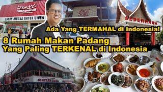 8 Rumah Makan Padang Yang Terkenal di Indonesia Disini Tempat Makan Favorit Presiden SBY dan Habibi