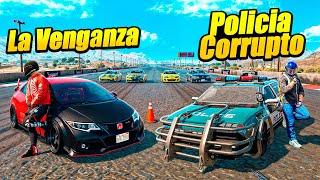 ENFRENTAMOS Al POLICIA CORRUPTO En Mi PRIMERA CARRERA  GTA Rp