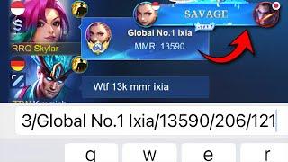 FAKE TRICKS IXIA TOP 1 GLOBAL can use in RANKED? unexpected things happen - MLBB