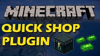 Easily buy and sell items in Minecraft with Quick Shop Reremake Plugin