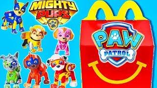 Paw Patrol Mighty Pups Movie Toys Mcdonalds Happy Meal Superhero Toy