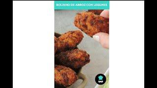 BOLINHO DE ARROZ COM LEGUMES fácil fácil #Shorts #Curtas 