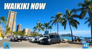 WAIKIKI HAWAII NOW  Drive Around Waikiki Today ️ Hawaii 4K Driving