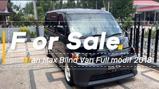 Jarang ada  Gran Max Blindvan hitam tahun 2018 convert exterior townace