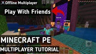 How To Play Multiplayer in Minecraft PE  Offline Multiplayer  Play Minecraft With Friends