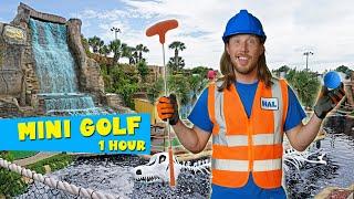 Mini Golf Putt Putt with Handyman Hal  Tools for Kids  Handyman Hal Fun Videos for Kids