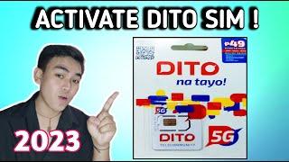 How to ACTIVATE DITO SIM CARD? Full Tutorial 2023