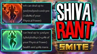 Most BLOATED God Ever?  SMITE - Shiva Rant