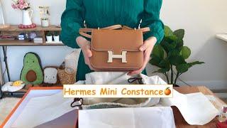 Hermes Mini Constance Review  Mod Shots + What Fits Inside? Hermes Bag Unboxing