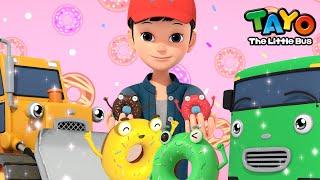 *NEW* Tayos Donut shop l Donut song with Strong Heavy Vehicles l Tayo songs for Children