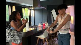 A Day In The Life On Set With Quen Blackwell Ft Larray In Her Tiktok 1112022