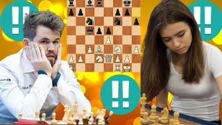 Magnus Carlsen vs Anna Cramling chess game 305