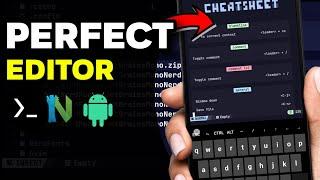 PERFECT CODE EDITOR for ANDROID  With Neovim and Termux