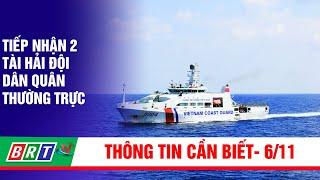 Tiếp nhận 2 tàu Hải đội dân quân thường trực  BRT TV