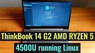 ThinkBook 14 G2 AMD RYZEN 5 4500U running KDE neon Linux Distribution