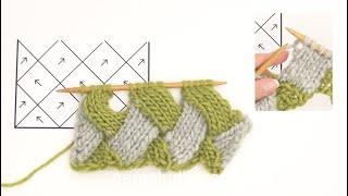 How to knit entrelac on straight needles