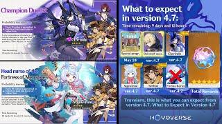 UPDATE CLORINDE AND SIGEWINNE BANNERS NEW ENDGAME CONTENT DAINSLEIF QUEST IN 4.7 - Genshin Impact