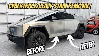 Cybertruck Heavy Staining - How To Remove “Rust” Water Spots Bug Stains & Tarnish